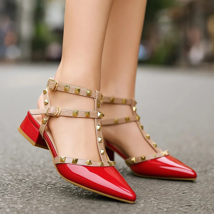 Yela Heels  Liora Lane Boutique  Red / 12.5 49.99