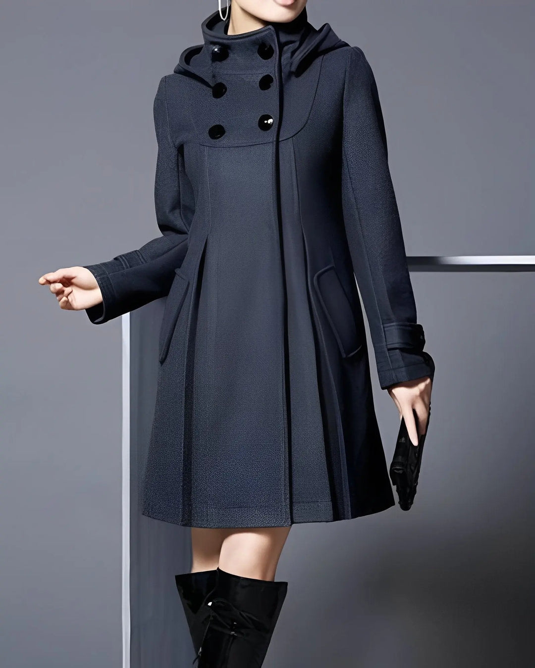 Regal Flare Hooded Coat Jasmine's Boutique Australia