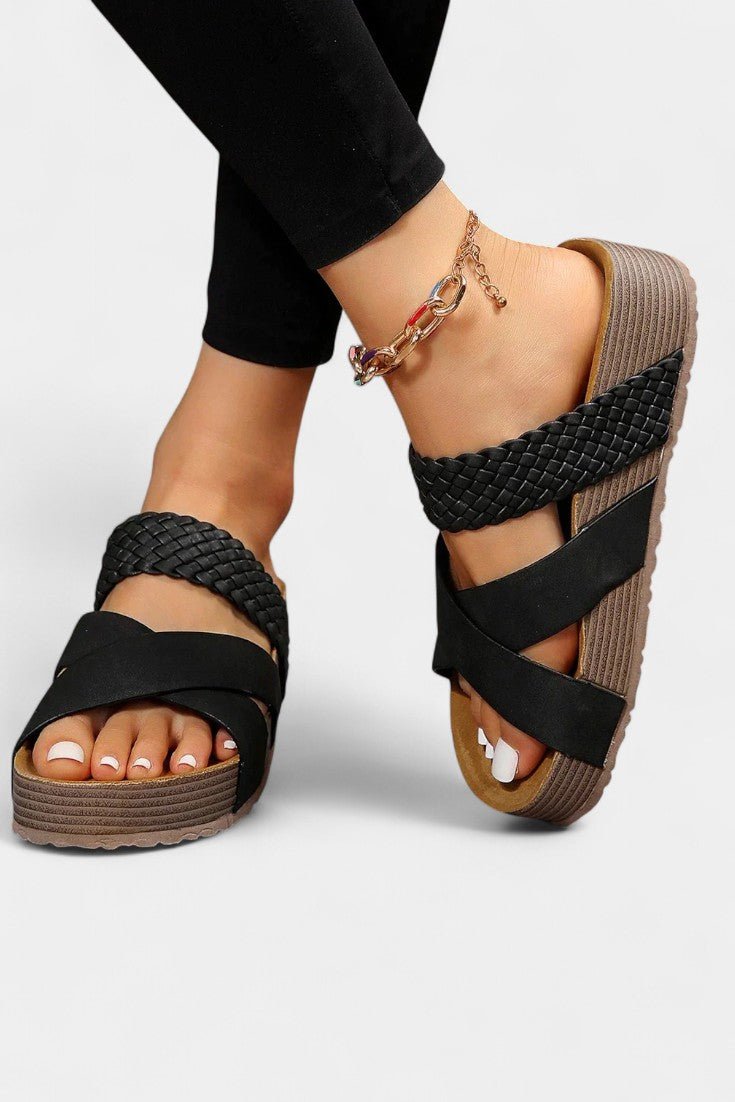 Avah Elegant Comfort Sandals with Supportive Sole Liora Lane Boutique