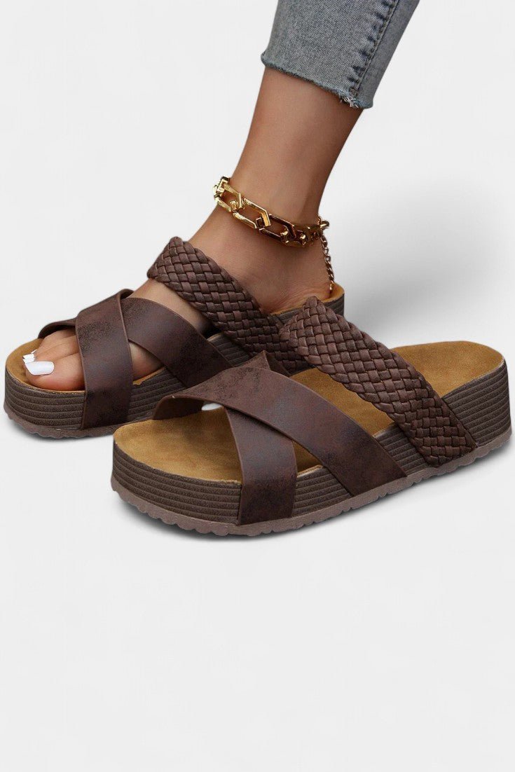 Avah Elegant Comfort Sandals with Supportive Sole Liora Lane Boutique