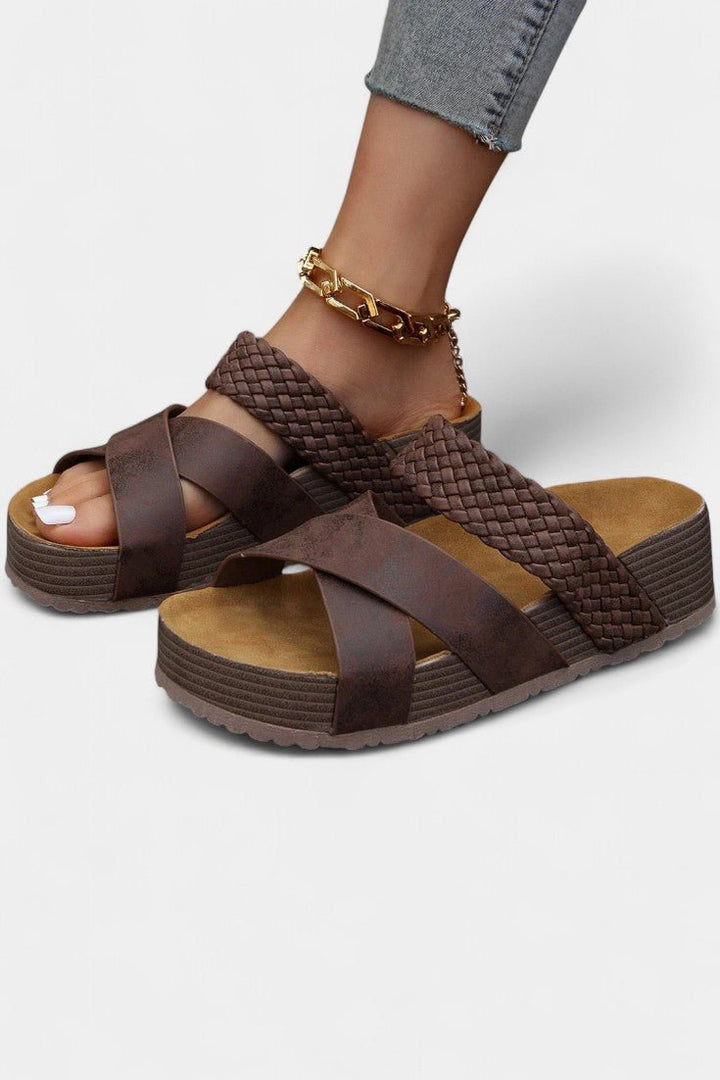 Avah Elegant Comfort Sandals with Supportive Sole Liora Lane Boutique