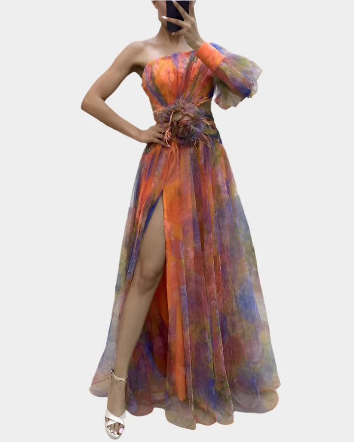 Romantic Dress with Slit Jasmine's Boutique Australia