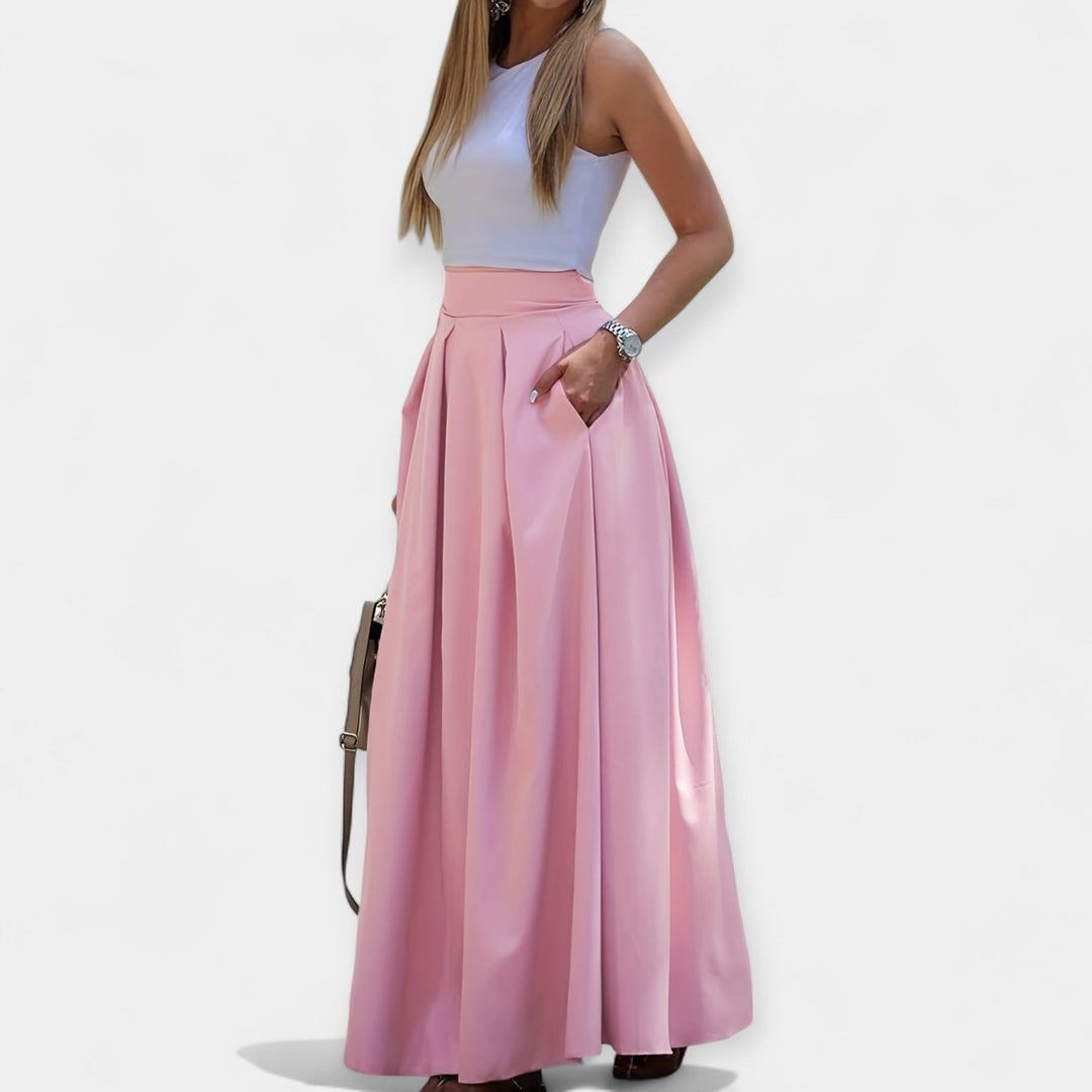 Blush Elegance Maxi Skirt Jasmine's Boutique Australia