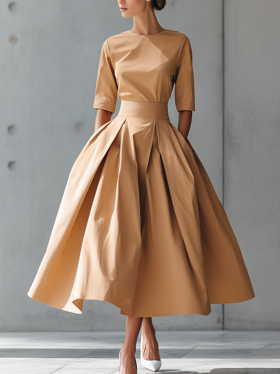 Structured Maxi Dress in Cotton Jasmine's Boutique Australia