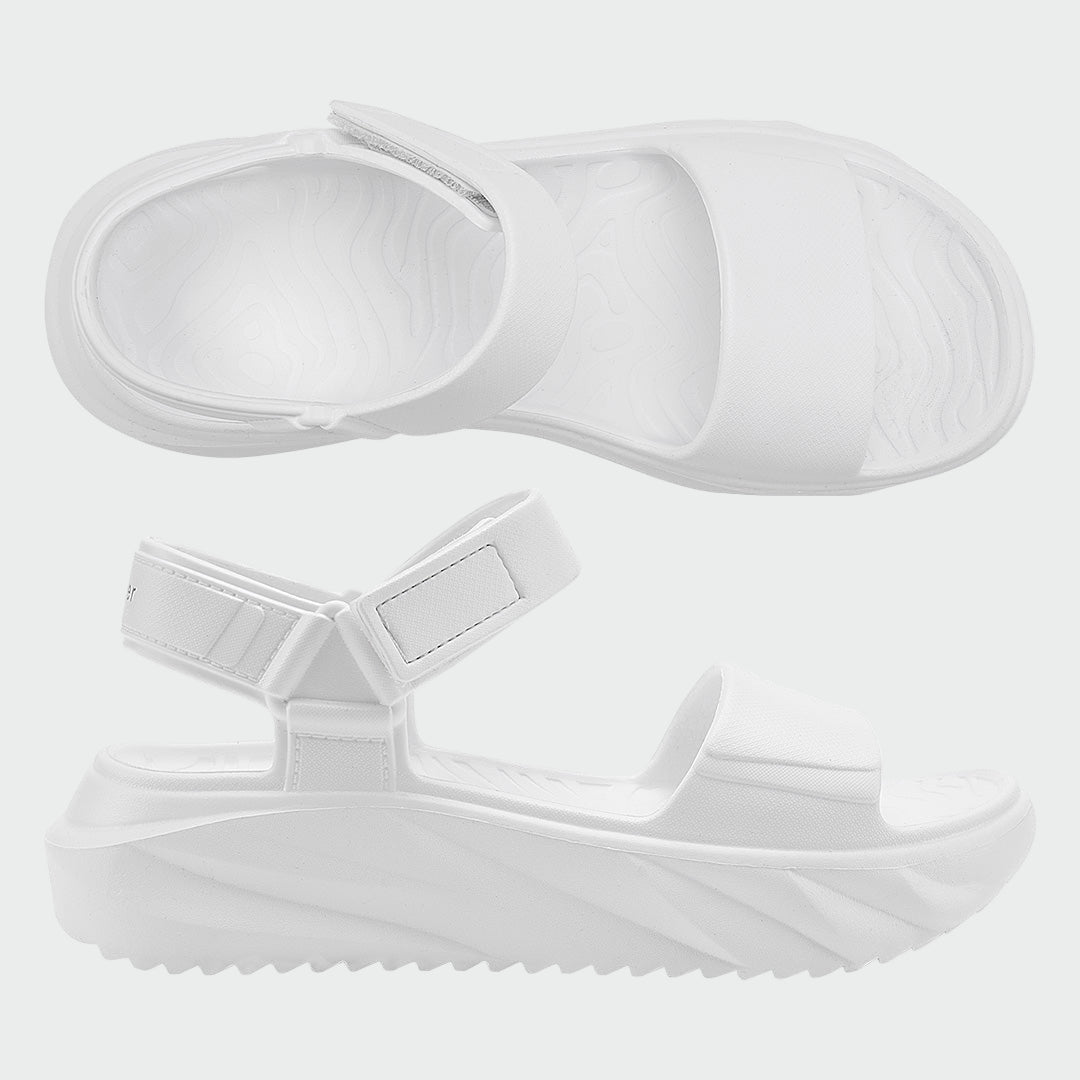 White Platform Strap Sandals Jasmine's Boutique Australia