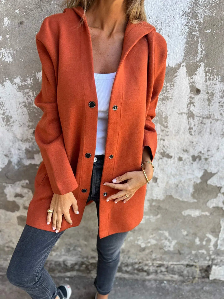 Scarlet Elegance Longline Coat Jasmine's Boutique Australia