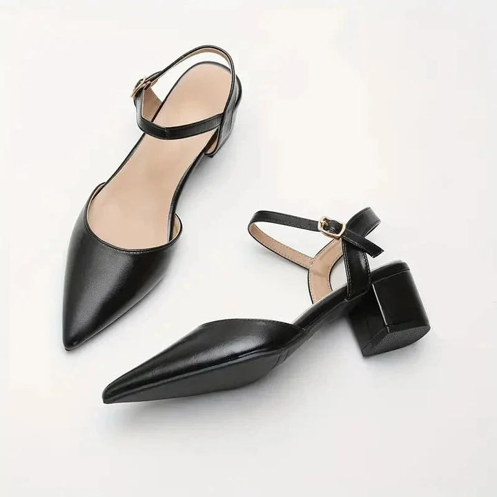 Zoe Block Heels  Liora Lane Boutique  Black / 10.5 59.99