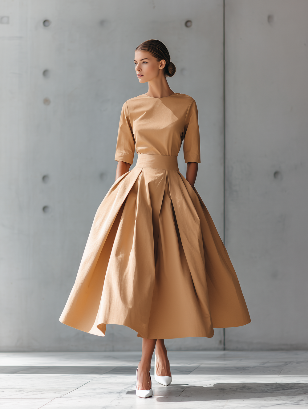 Structured Maxi Dress in Cotton Jasmine's Boutique Australia