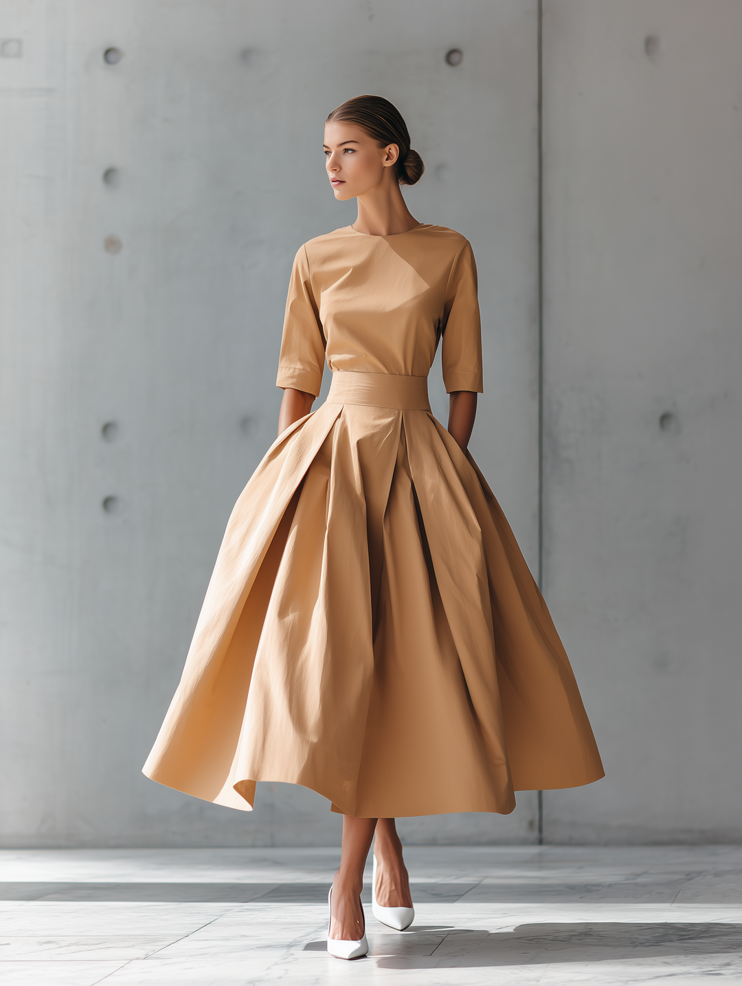 Structured Maxi Dress in Cotton Jasmine's Boutique Australia