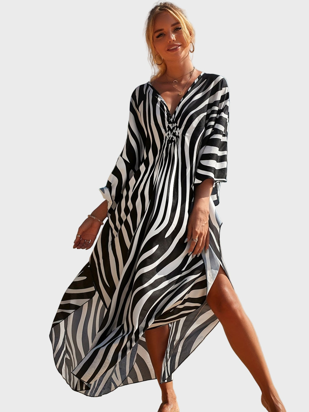 Zebra Wave Maxi Jasmine's Boutique Australia