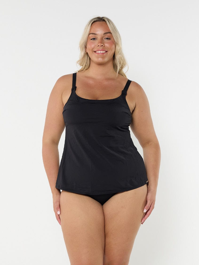 Classic Black Tankini Top Jasmine's Boutique Australia