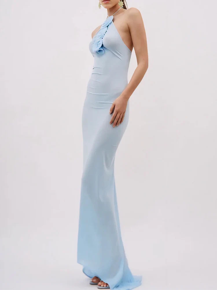 Aveline Bloom Halter Dress Jasmine's Boutique Australia