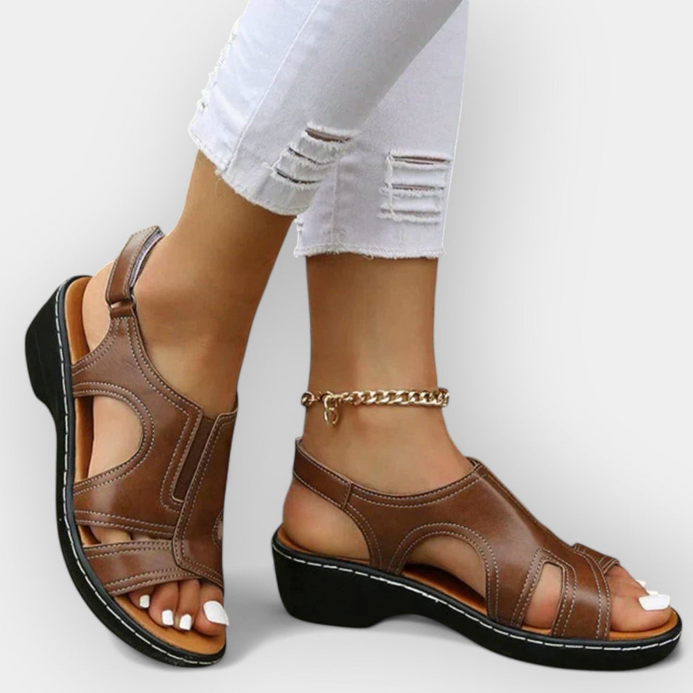 Stylish Leather Sandals Liora Lane Boutique