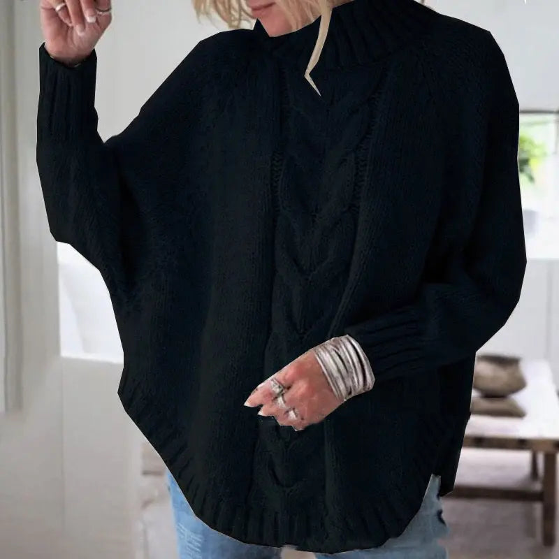 Cozy Cable Knit Turtleneck Sweater Jasmine's Boutique Australia