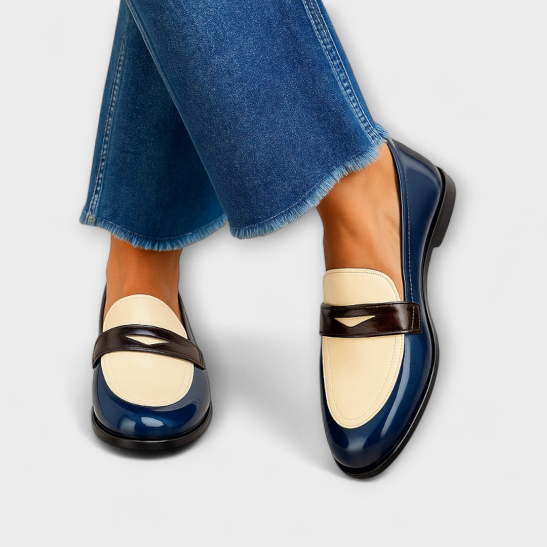 Claudia - Contrast Loafers Jasmine's Boutique Australia