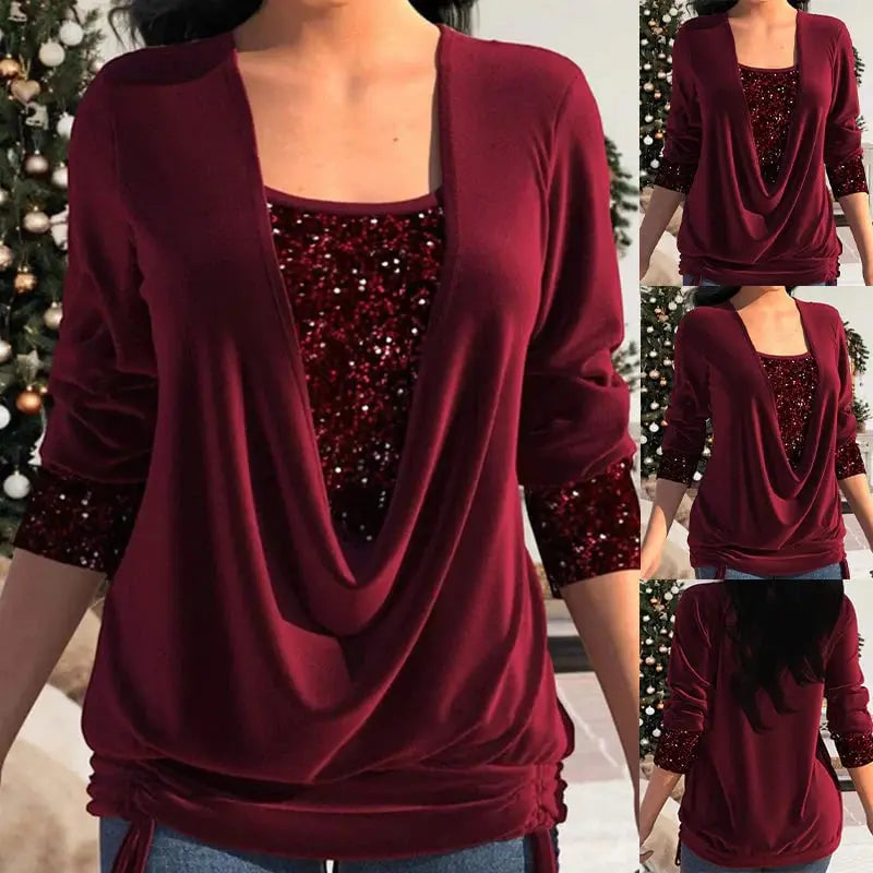 Sparkle Drape Top Jasmine's Boutique Australia
