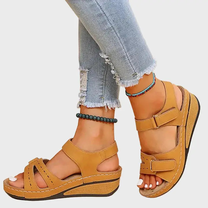Elevia Comfort Wedge Sandals Jasmine's Boutique Australia