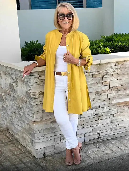 Radiance Flow Longline Shirt Jasmine's Boutique Australia