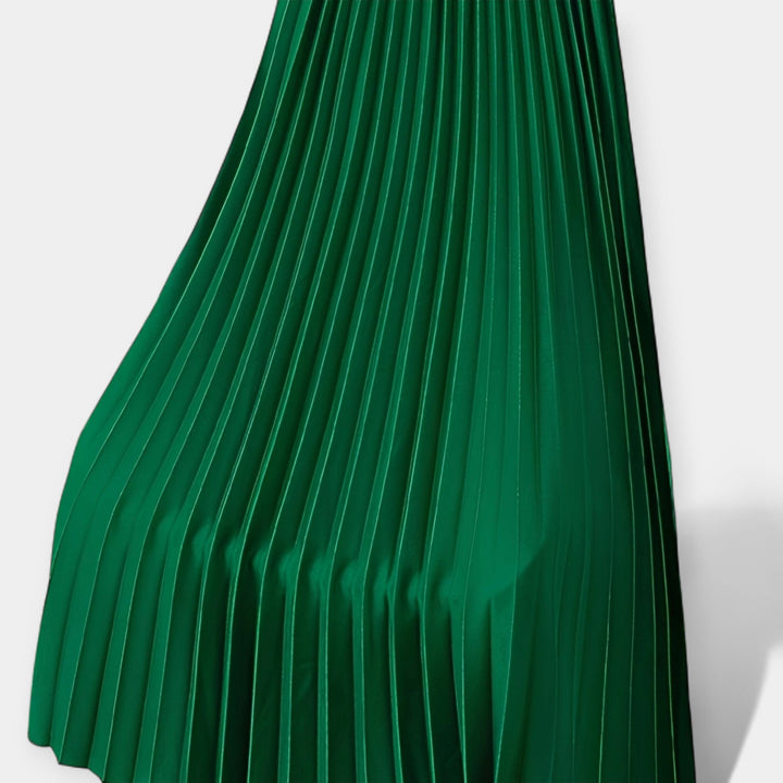 Long Pleated Satin Skirt Jasmine's Boutique Australia