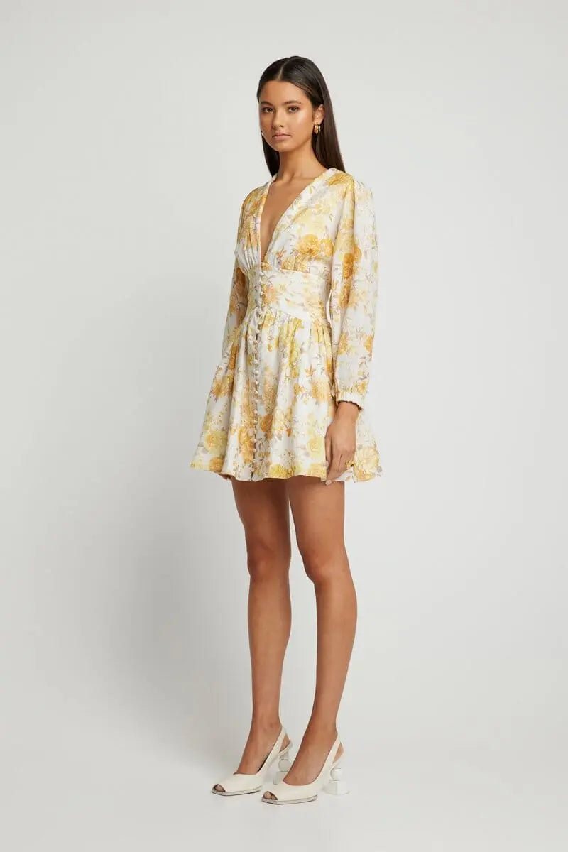 Marigold Serenade Mini Dress Jasmine's Boutique Australia