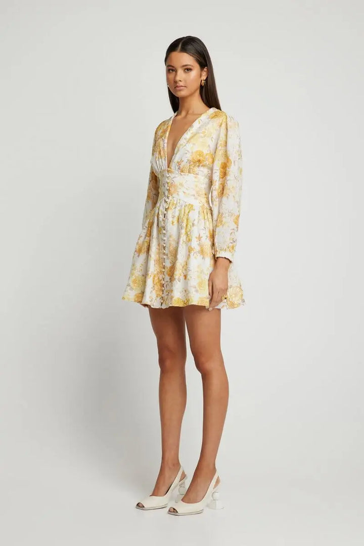 Marigold Serenade Mini Dress Jasmine's Boutique Australia