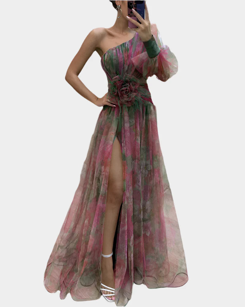 Romantic Dress with Slit Jasmine's Boutique Australia