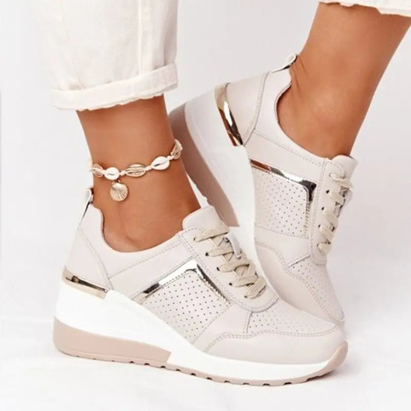 LuxeRise Wedge Sneakers Jasmine's Boutique Australia