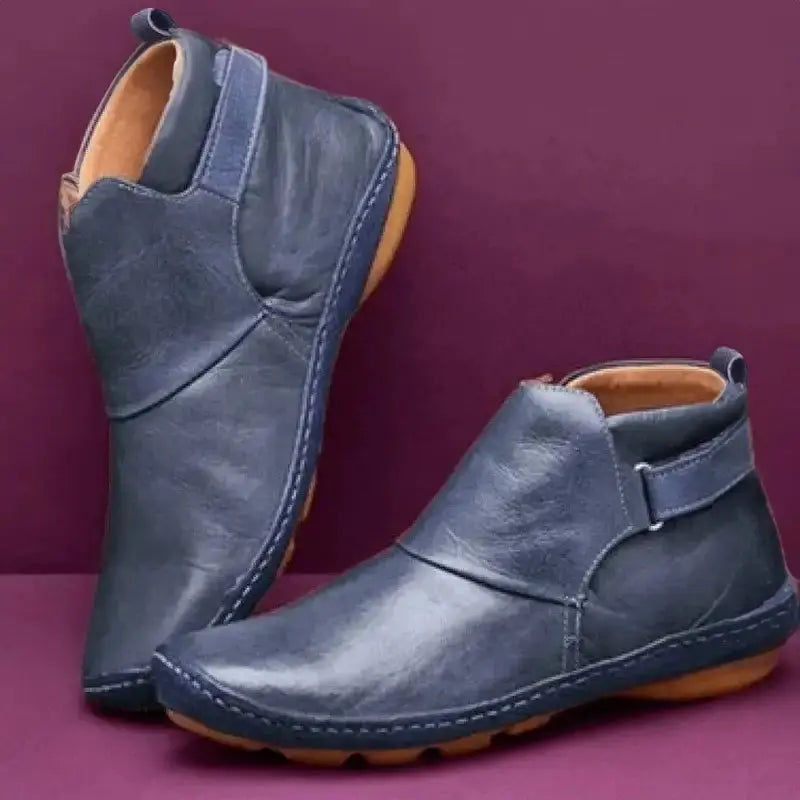 Rustic Charm Leather Ankle Boots Jasmine's Boutique Australia