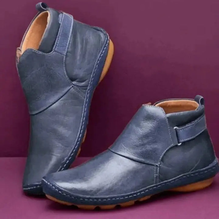Rustic Charm Leather Ankle Boots Jasmine's Boutique Australia