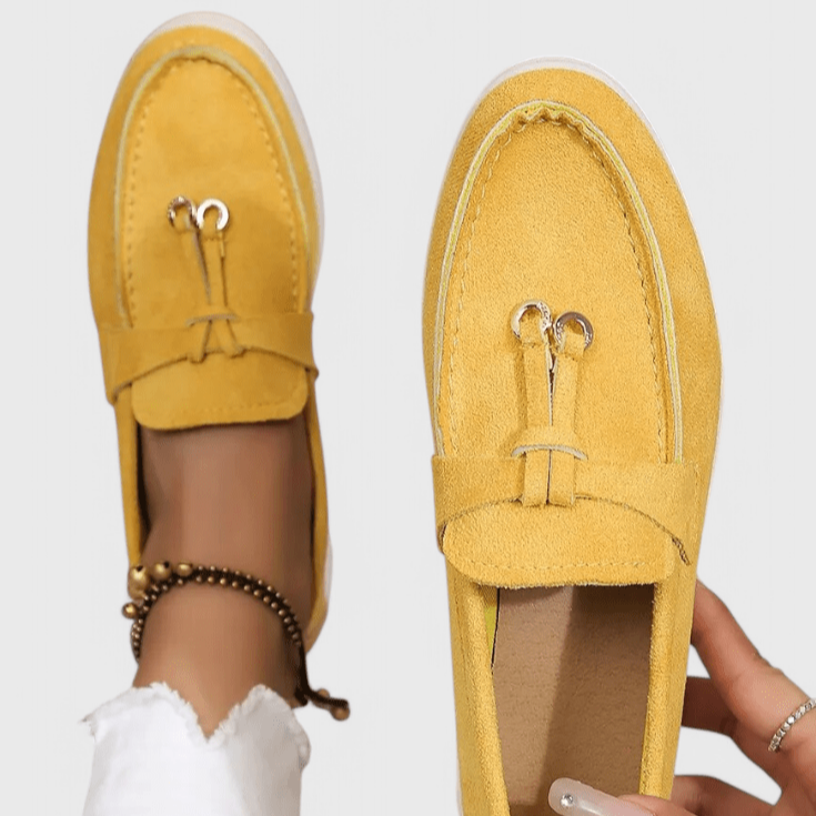 Coralie | Suede-Finish Everyday Loafers Liora Lane Boutique