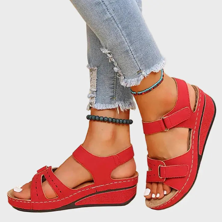 Elevia Comfort Wedge Sandals Jasmine's Boutique Australia