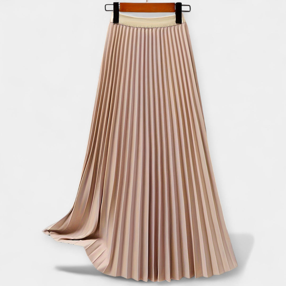 Long Pleated Satin Skirt Jasmine's Boutique Australia