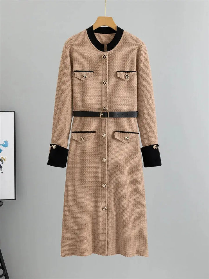 Classic Harmony Contrast-Trim Dress Jasmine's Boutique Australia