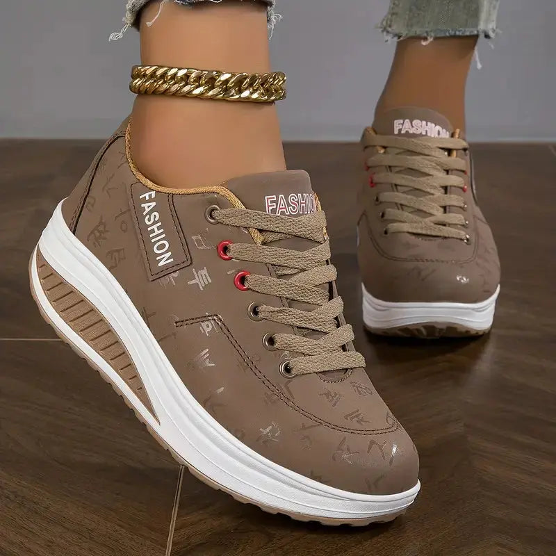 Gray & Pink Athletic Sneakers Jasmine's Boutique Australia