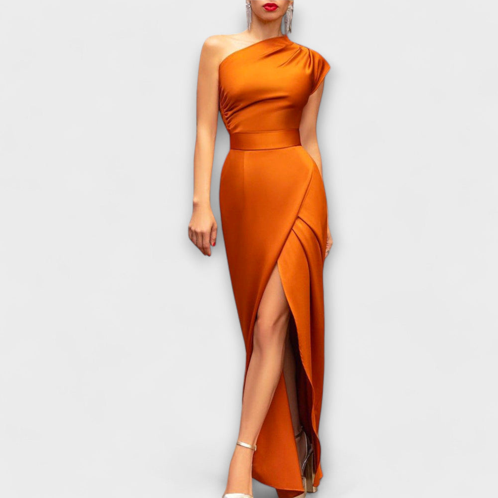 Axa - Elegant Asymmetrical Evening Dress Jasmine's Boutique Australia