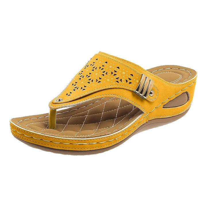 Beige Blossom Comfort Sandals Jasmine's Boutique Australia