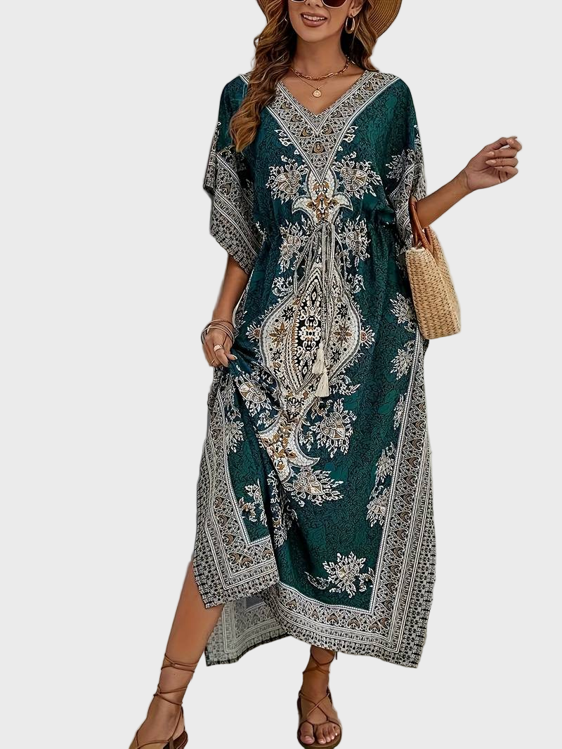 Ethnic Print Maxi Dress Jasmine's Boutique Australia