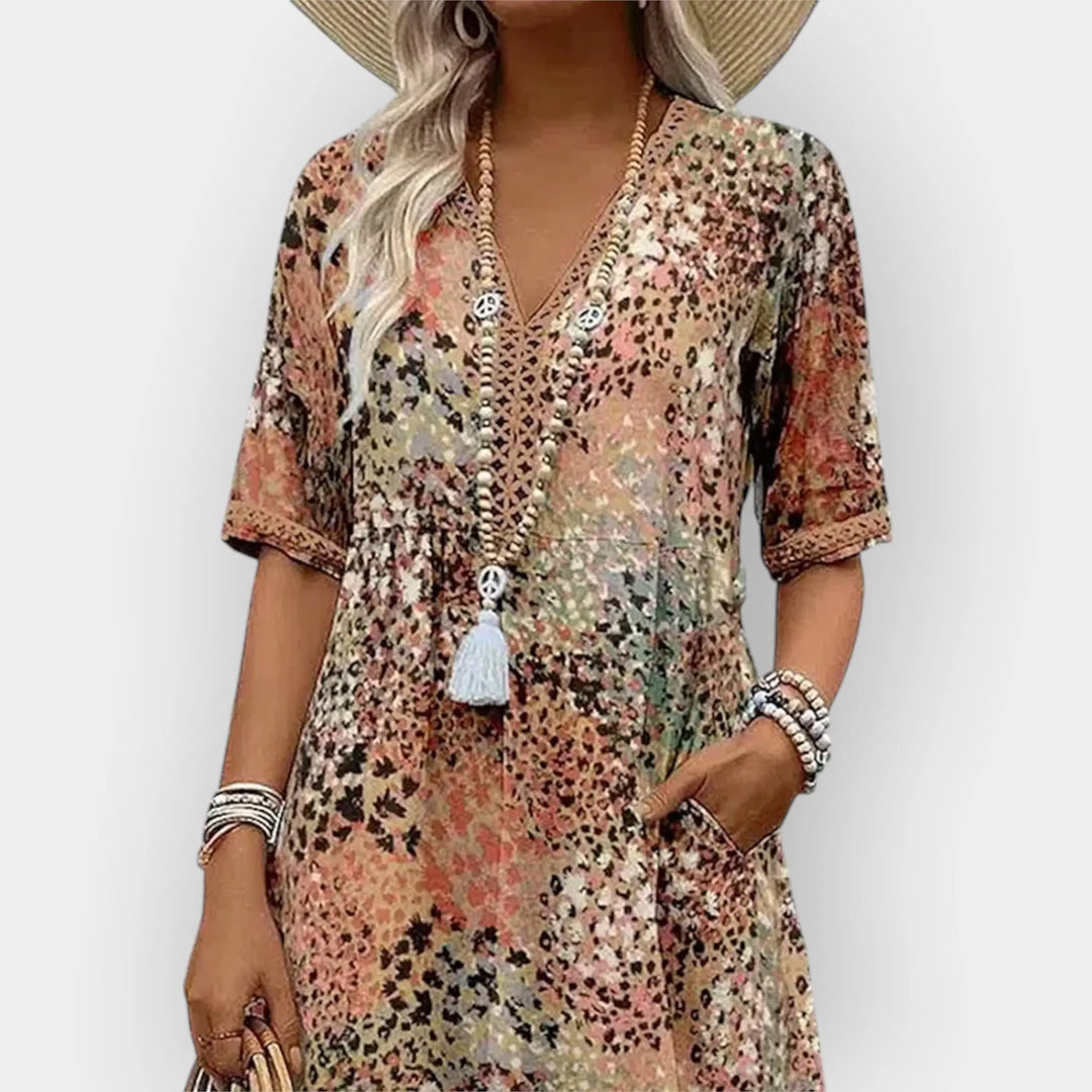Floral Midi Dress with Style Jasmine's Boutique Australia