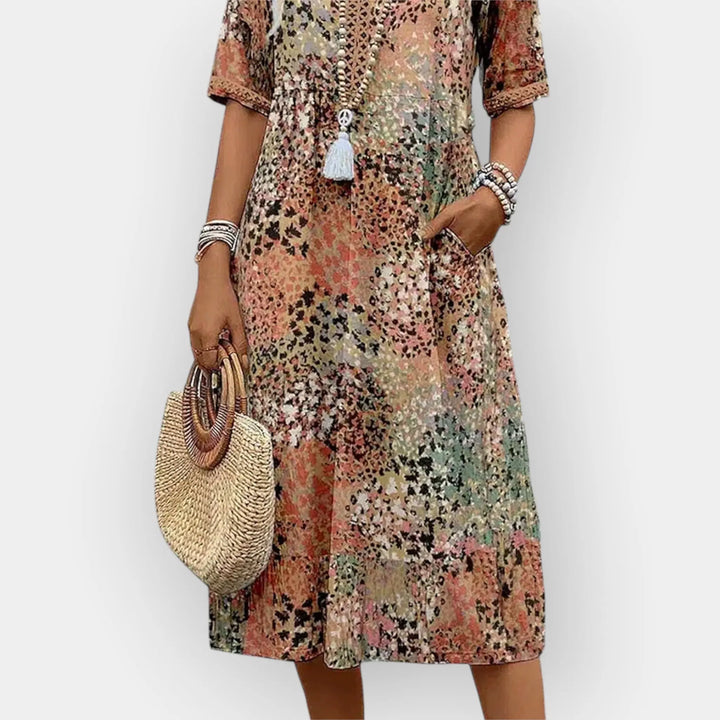 Floral Midi Dress with Style Jasmine's Boutique Australia