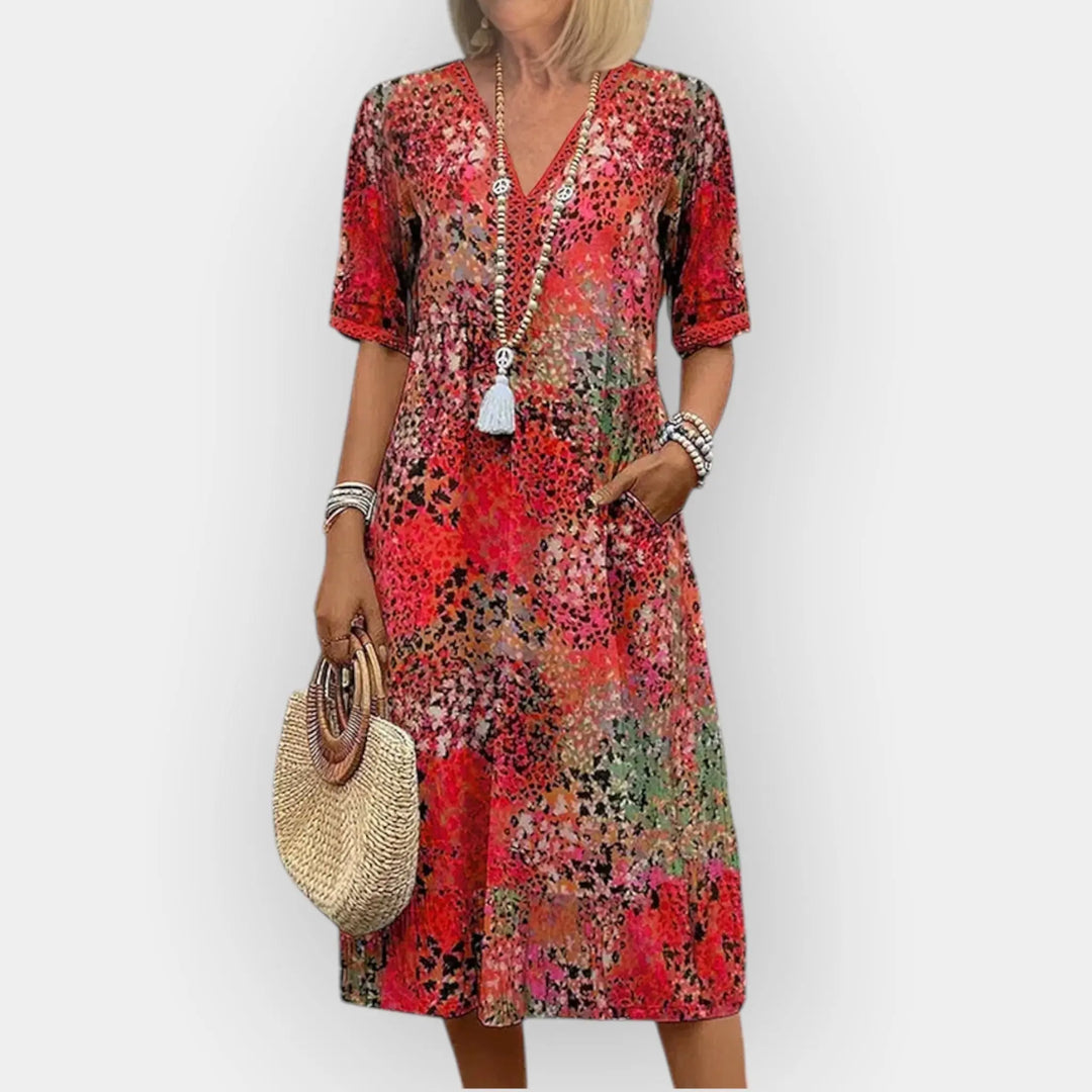 Floral Midi Dress with Style Jasmine's Boutique Australia