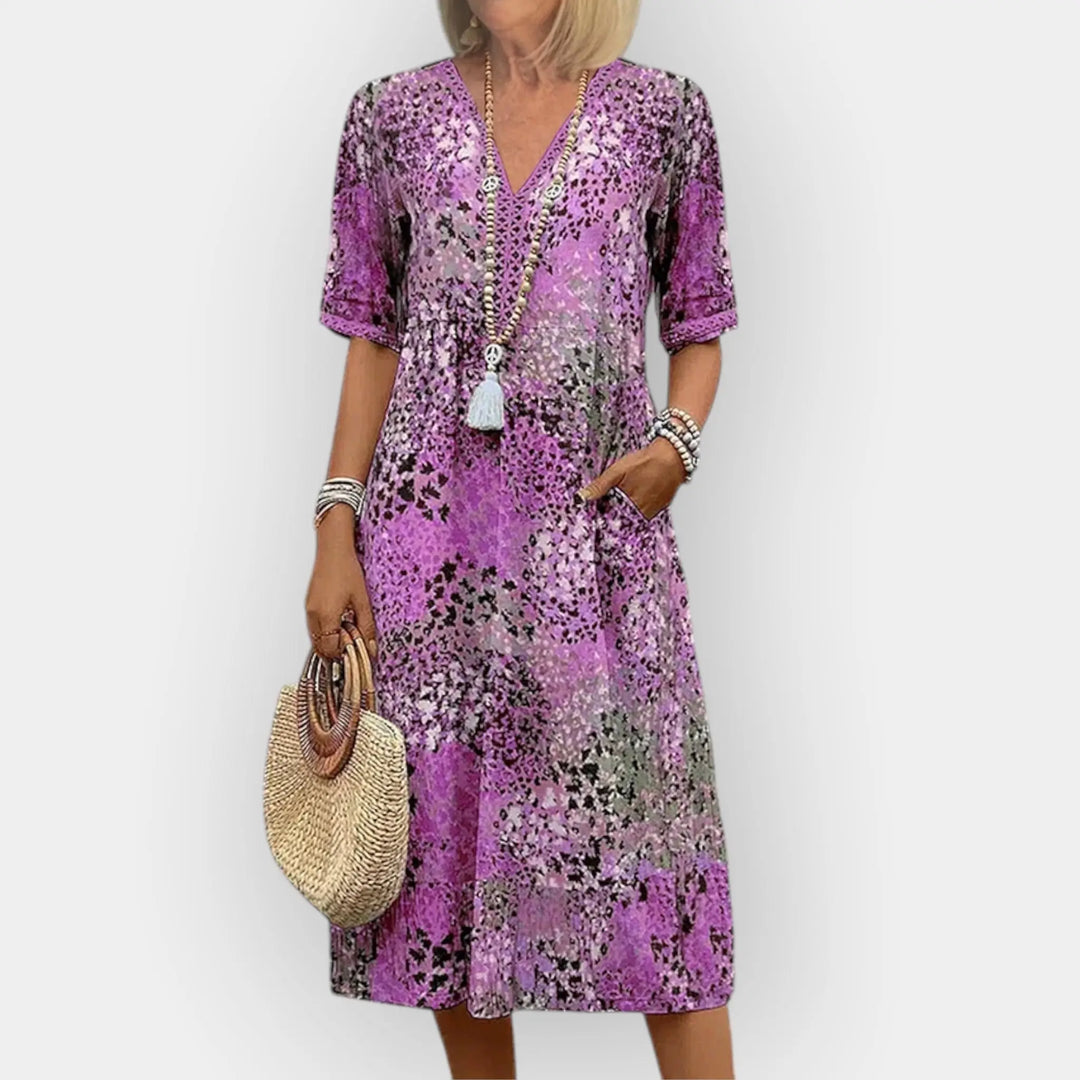 Floral Midi Dress with Style Jasmine's Boutique Australia