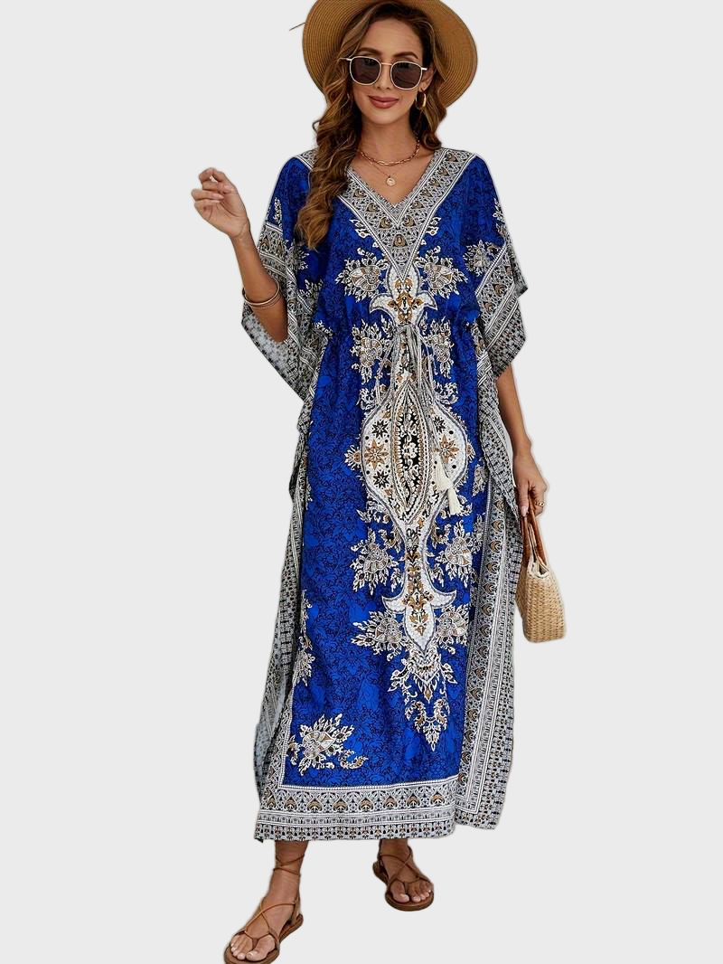 Boho Blue Maxi Dress Jasmine's Boutique Australia