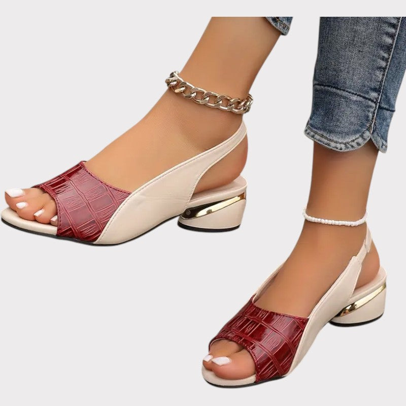 Marbella Two-Tone Slingback Sandals Jasmine's Boutique Australia