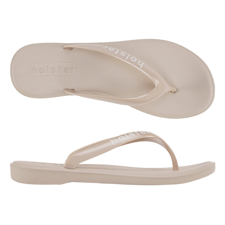 Holster Essential Gloss Flip Flops – Nude Jasmine's Boutique Australia