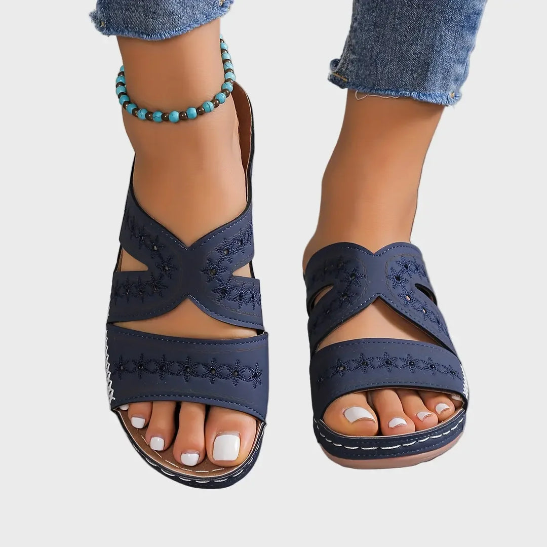 Coastal Breeze Cutout Sandals Luxe-london.uk