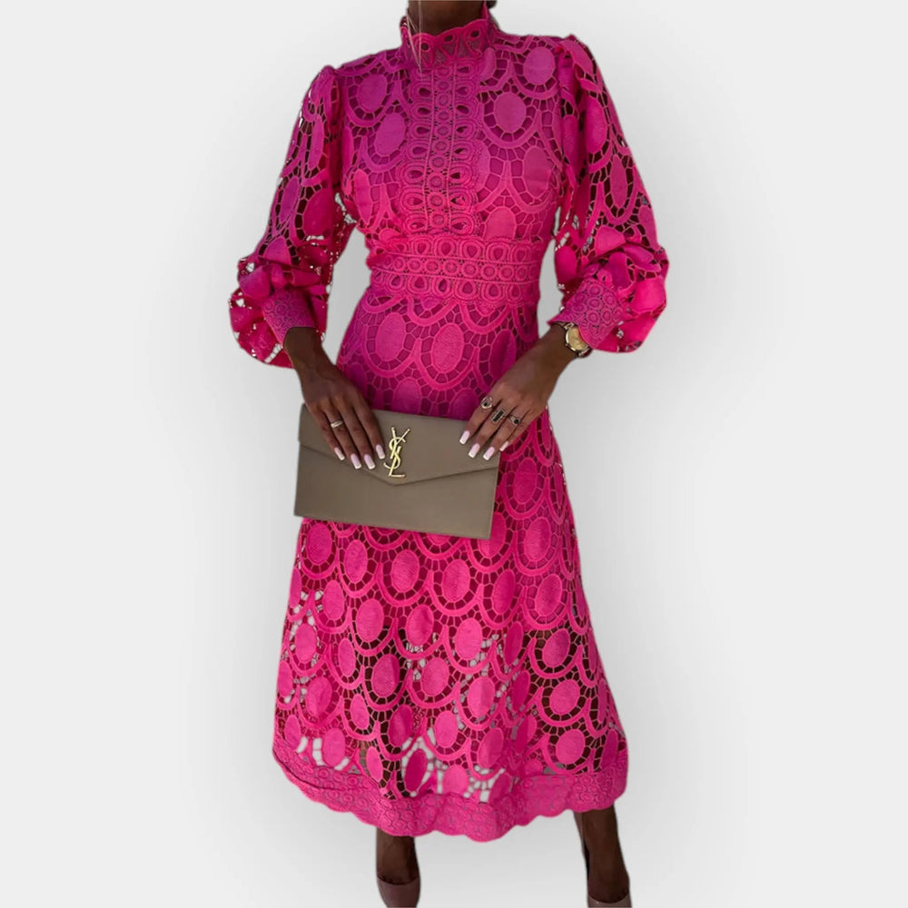 Romantic Dress with Lace Details Jasmine's Boutique Australia