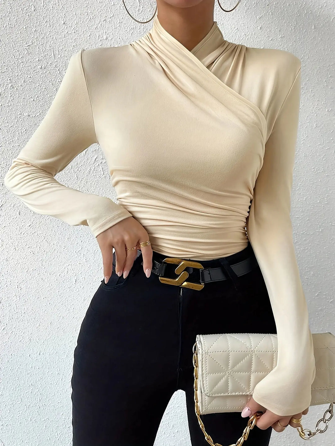 Champagne Elegance Wrap Top Jasmine's Boutique Australia