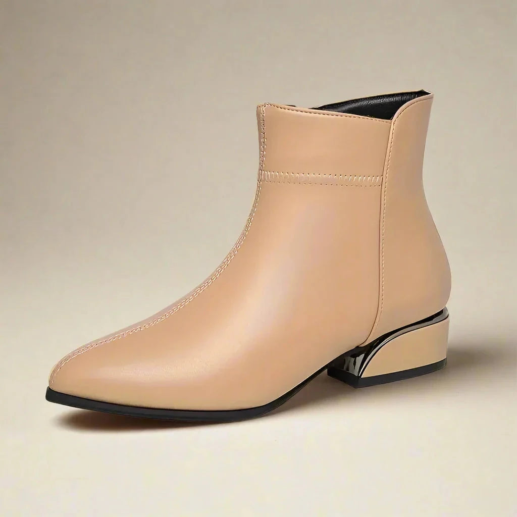 Zoe Ankle Boots  Liora Lane Boutique  Beige / 9.5 59.99