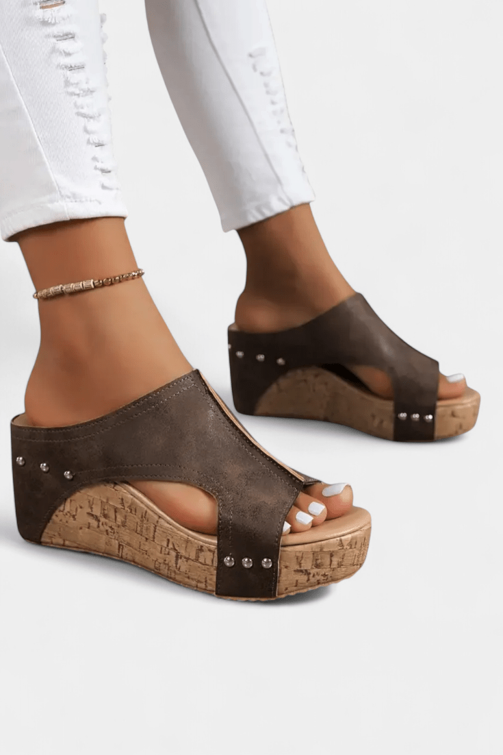 Emerson | Orthopedic Block Heel Sandals Liora Lane Boutique