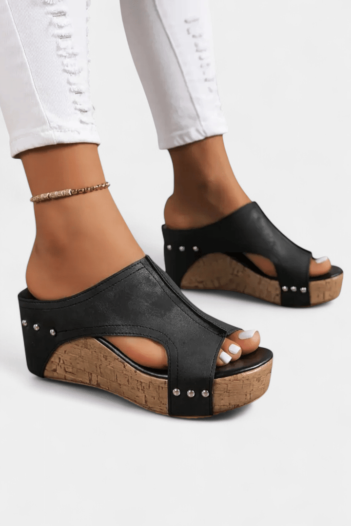 Emerson | Orthopedic Block Heel Sandals Liora Lane Boutique